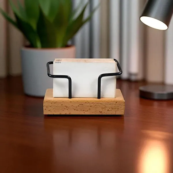 Wooden_Business_Card_Holder_With_Metal_Frame