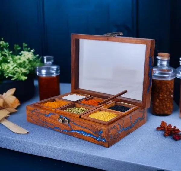 Wooden_Spice_Box_With_Glass_Lid