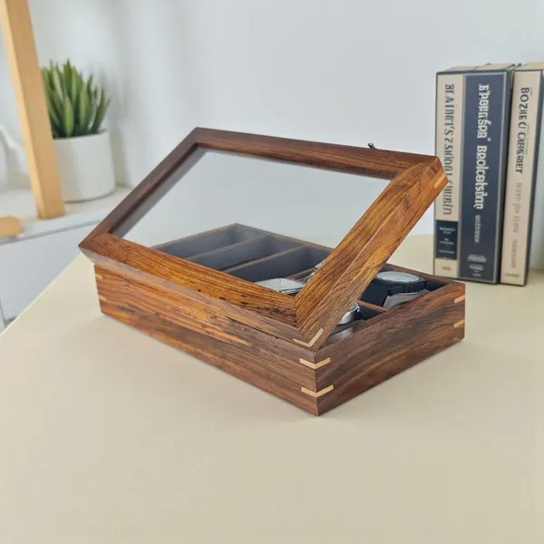 Wooden_Watch_Display_Box_With_Glass_Top