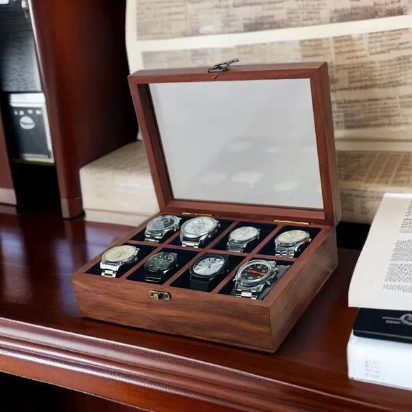 Wooden_Watch_Display_Box_With_Glass_Top_Internal_Reasoning_Protocol_The_Input_Title_Contains_Brand_Artisan_Wood_Crafts_Remove_Marketing_Fluff_Luxury_Remove_Material_Wooden_Keep_Core_To_Product_Product_Type_Watch_Display_Box_Keep_Core_Product_Quantity_Size_8_Slots_Remove_Variant_Detail_Feature_With_Glass_Top_Keep_Distinguishing_Feature_Color_Dark_Brown_Remove_Core_Product_Wooden_Watch_Display_Box_With_Glass_Top