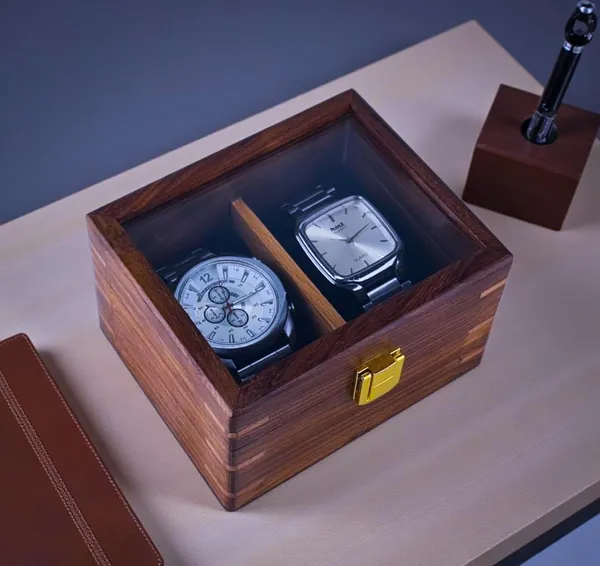 Wooden_Watch_Display_Box_With_Glass_Top