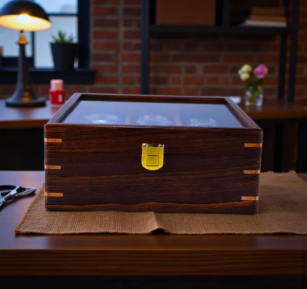 Wooden_Watch_Display_Box_With_Glass_Lid