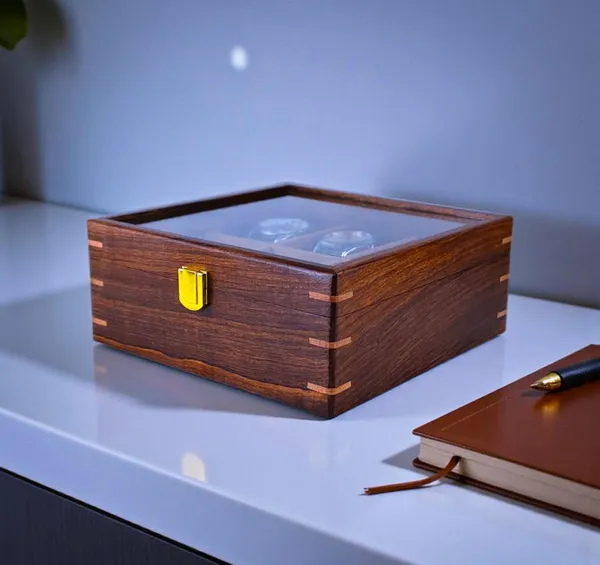 Wooden_Watch_Display_Box_With_Glass_Lid