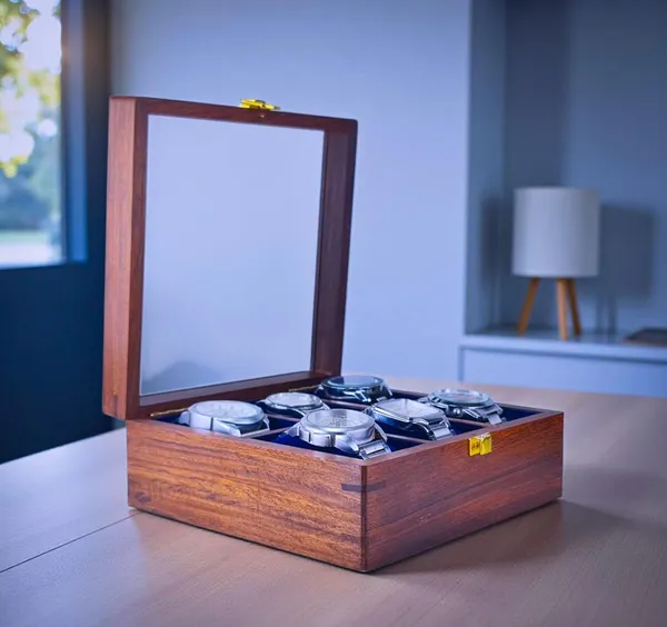 Wooden_Watch_Display_Box_With_Glass_Lid