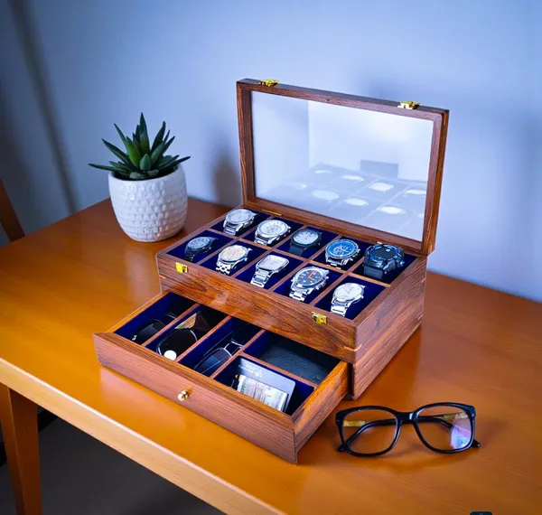 Watch_Display_Box_With_Glass_Top_And_Drawer_Needle_Jackpot