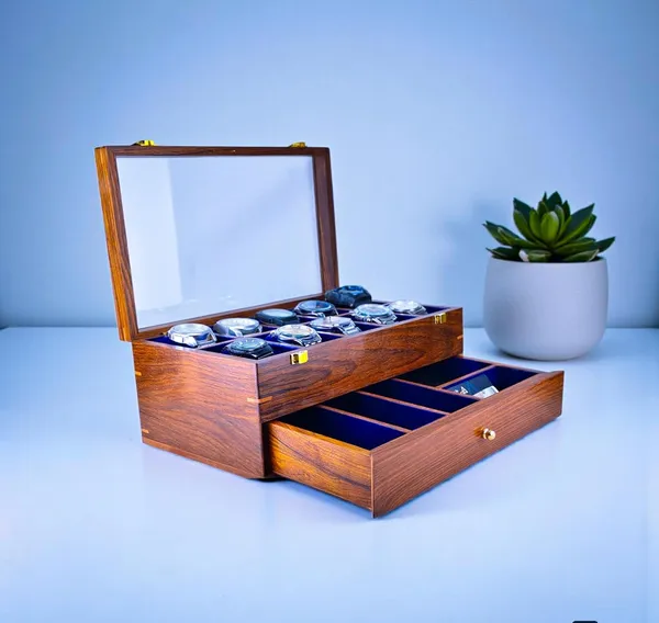 Watch_Display_Box_With_Glass_Top_And_Drawer_Needle_Jackpot
