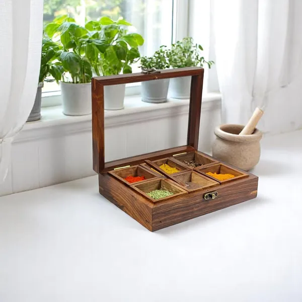 Wooden_Spice_Box_With_Glass_Lid
