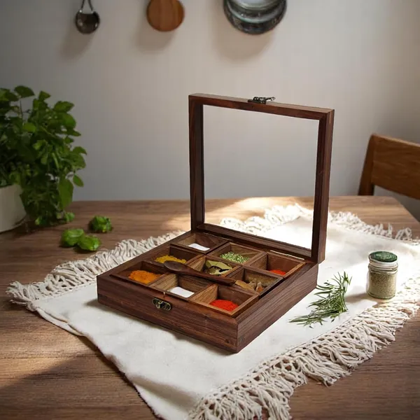 Wooden_Spice_Box_With_Glass_Lid