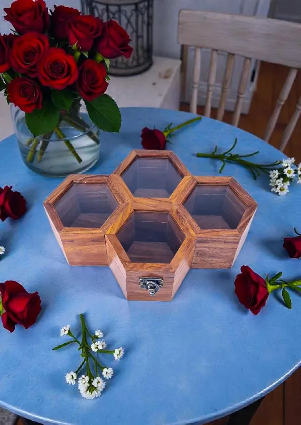 Wooden_Hexagonal_Watch_Storage_Box