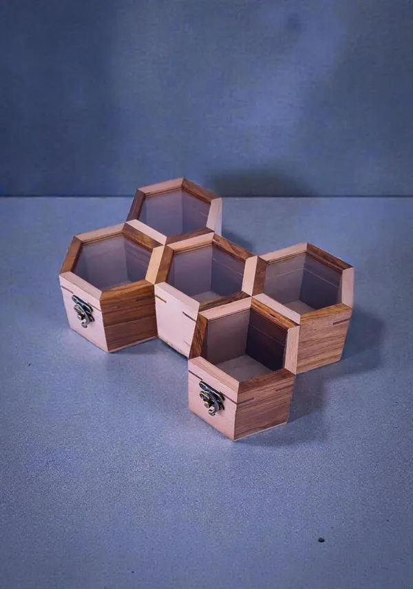 Wooden_Hexagonal_Watch_Storage_Box