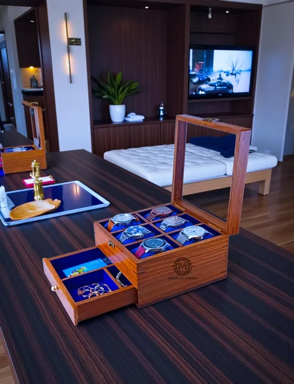 Wooden_Watch_Display_Box_With_Glass_Top