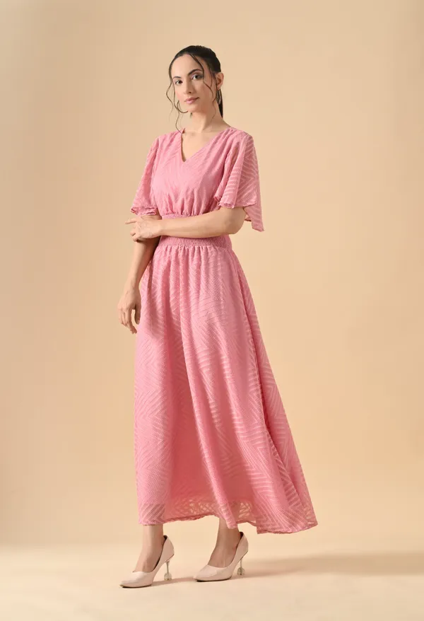 Blush_Pink_Textured_Smocked_Waist_Maxi_Dress_For_Women
