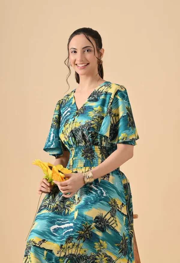 Green_Island_Breeze_Smocked_Waist_Maxi_Dress_For_Women