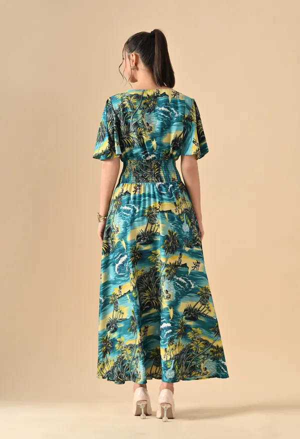 Green_Island_Breeze_Smocked_Waist_Maxi_Dress_For_Women