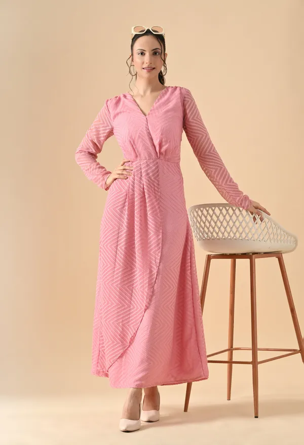 Blush_Pink_Blush_Chevron_Wrap_Style_Maxi_Dress_For_Women