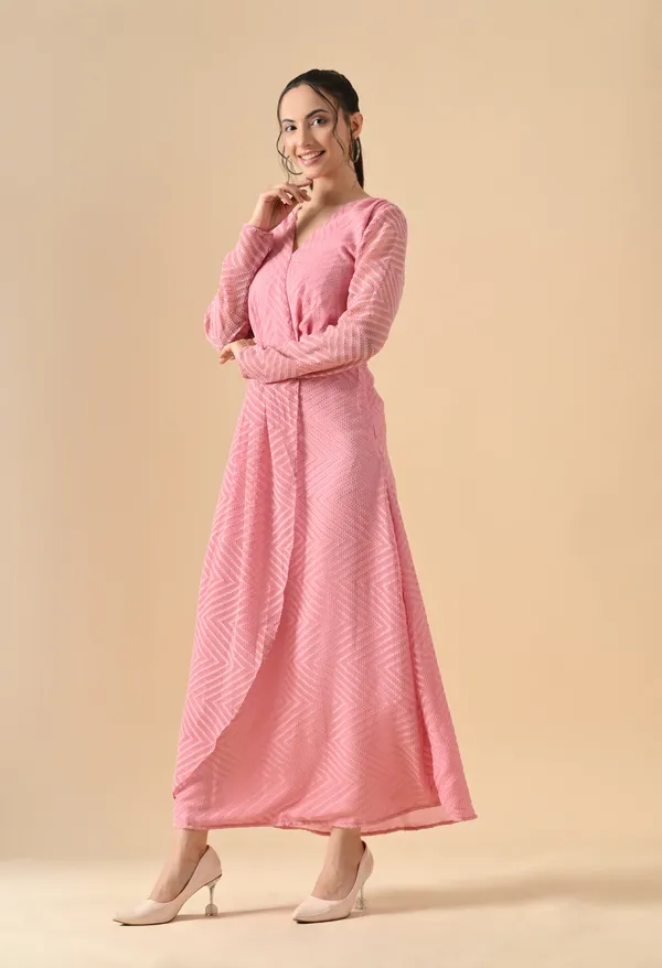 Blush_Pink_Blush_Chevron_Wrap_Style_Maxi_Dress_For_Women