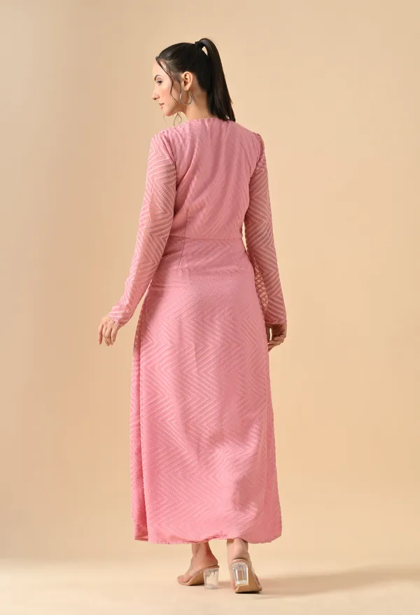 Blush_Pink_Blush_Chevron_Wrap_Style_Maxi_Dress_For_Women