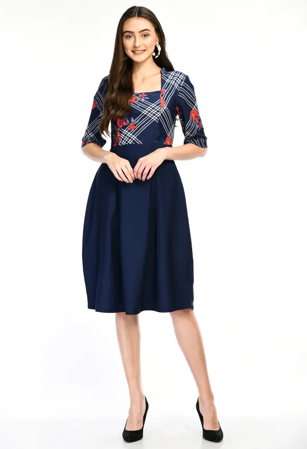 Navy_Blue_Everyday_Elegance_Navy_Blue_Midi_Dress_For_Women