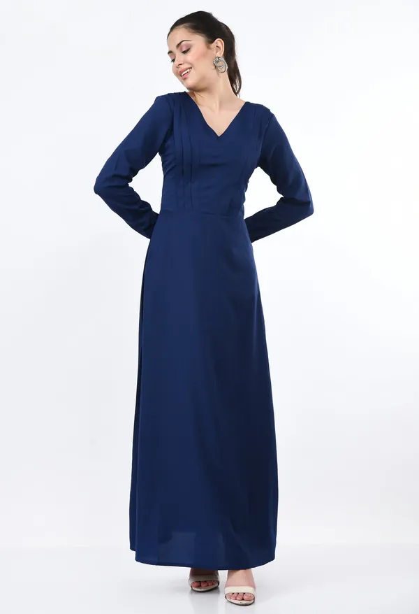 Navy_Blue_Elegant_V_Neck_Maxi_Dress_For_Women_For_Women