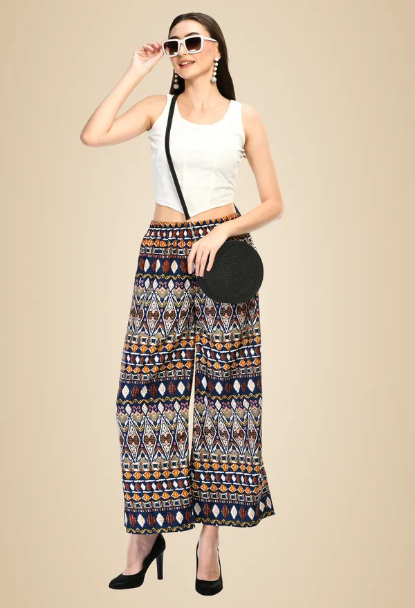 Navy_Blue_Ethnic_Printed_Palazzo_Pants_For_Women