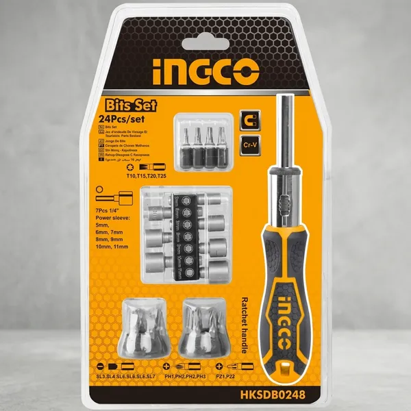 Ingco_24_Pcs_Screwdriver_Bit_Set_Hksdb0248_Screwdriver_Bit_Set