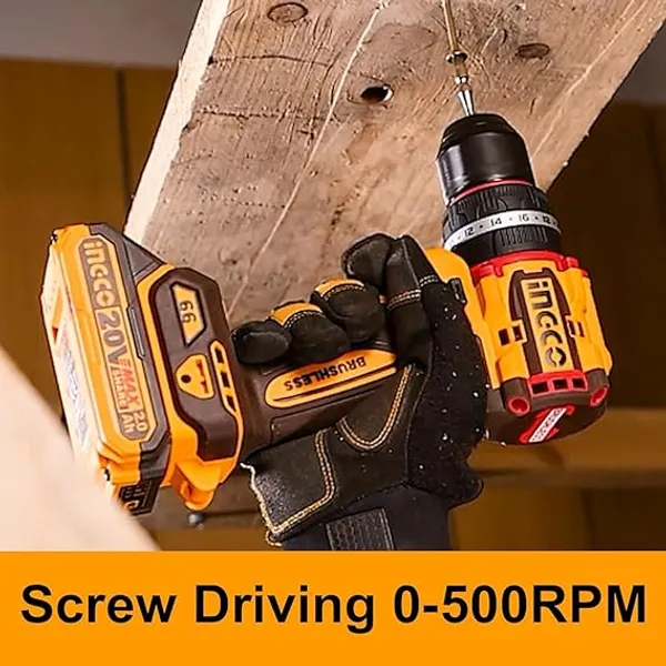 Ingco_Ckli20286_Combo_Kit_Cordless_Bl_Impact_Drill_(66Nm)_&_(405Nm)_Cordless_Impact_Wrench_(1/2_Inch)