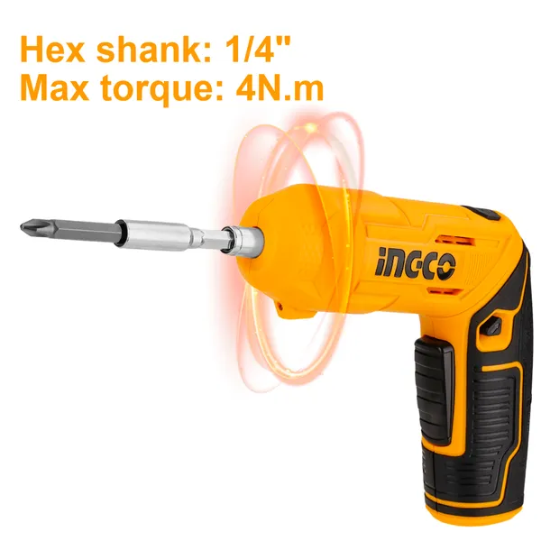 Ingco_4V_Lithium-Ion_Cordless_Standard_Screwdriver_Set_(Pack_Of_1)