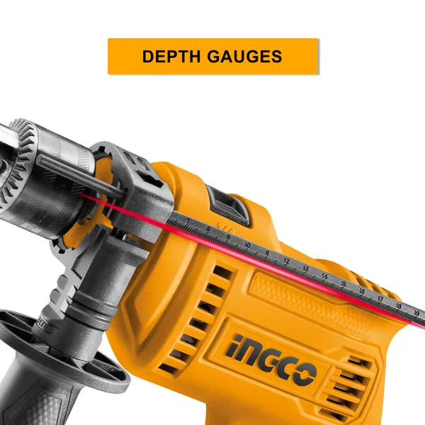 Ingco_Froward/Reverse_Switch_Electric_Drill_With_Depth_Gauge_Impact_Drill,_680W_|_0-3000Rpm_|_13Mm_Power_Hammer_Drills_Impact_Driver_(13_Mm_Chuck_Size,_680_W)