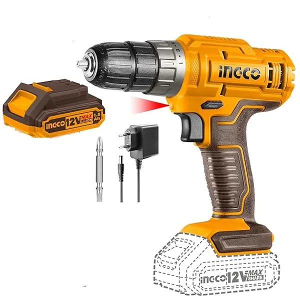 Ingco_12V_Lithium-Ion_With_1.5Ah_Battery_And_Charger_Cdli1218_Cordless_Drill_(10_Mm_Chuck_Size)