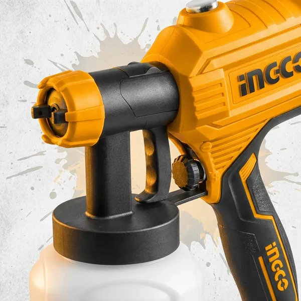 Ingco_Spg3508_Tools_Master_Spg3508_Electric_Hvlp_Paint_Spray_Gun_450W_Portable_Painting/Spraying_Machine_Hvlp_Sprayer_(Black,_Yellow)