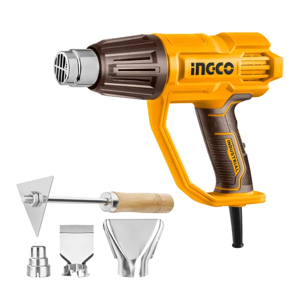 Ingco_Heat_Gun_With_3_Nozzles,_50/450_C/550_C_2000_W_Heat_Gun