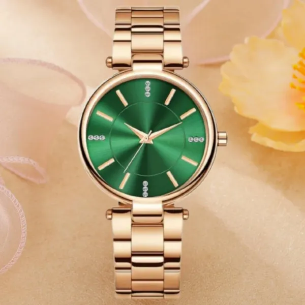 Green_Stainless_Steel_Premium_Analog_Watch_For_Women