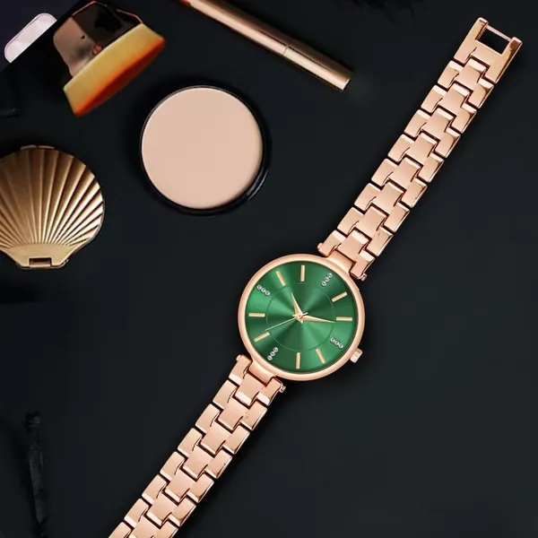 Green_Stainless_Steel_Premium_Analog_Watch_For_Women