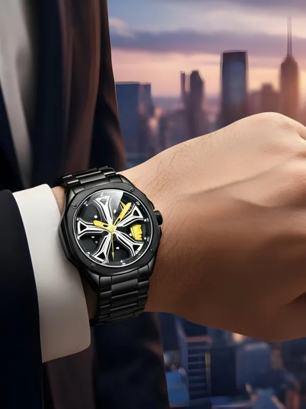 Yellow_Thunder_Storm_Metal_Premium_Analog_Watch_For_Mens