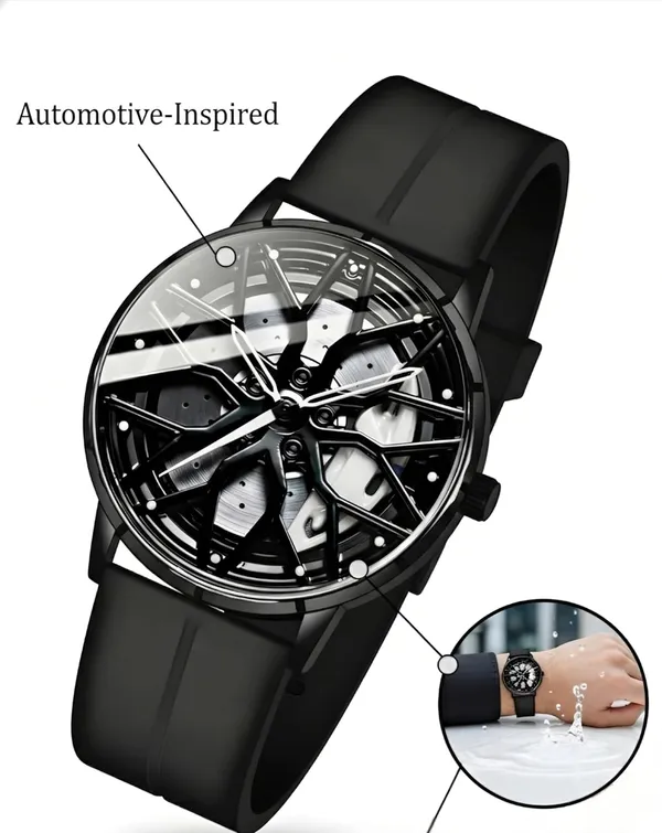 White_And_Black_Silicone_Premium_Analog_Watch_For_Mens
