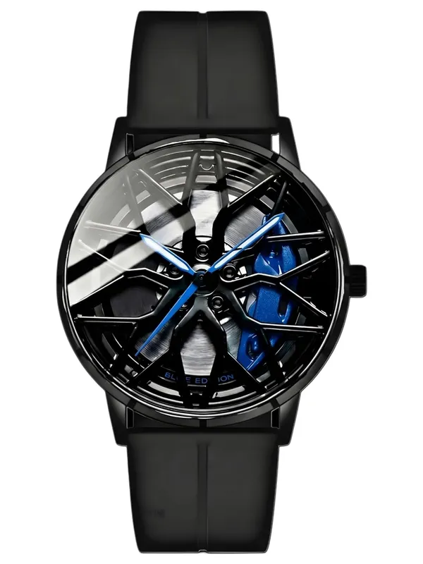 Blue_And_Black_Silicone_Premium_Analog_Watch_For_Mens