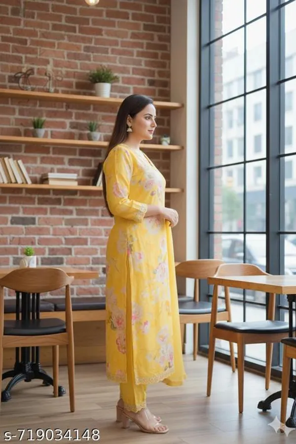 Women_Printed_And_Lace_Kurta_With_Trousers_With_Dupatta
