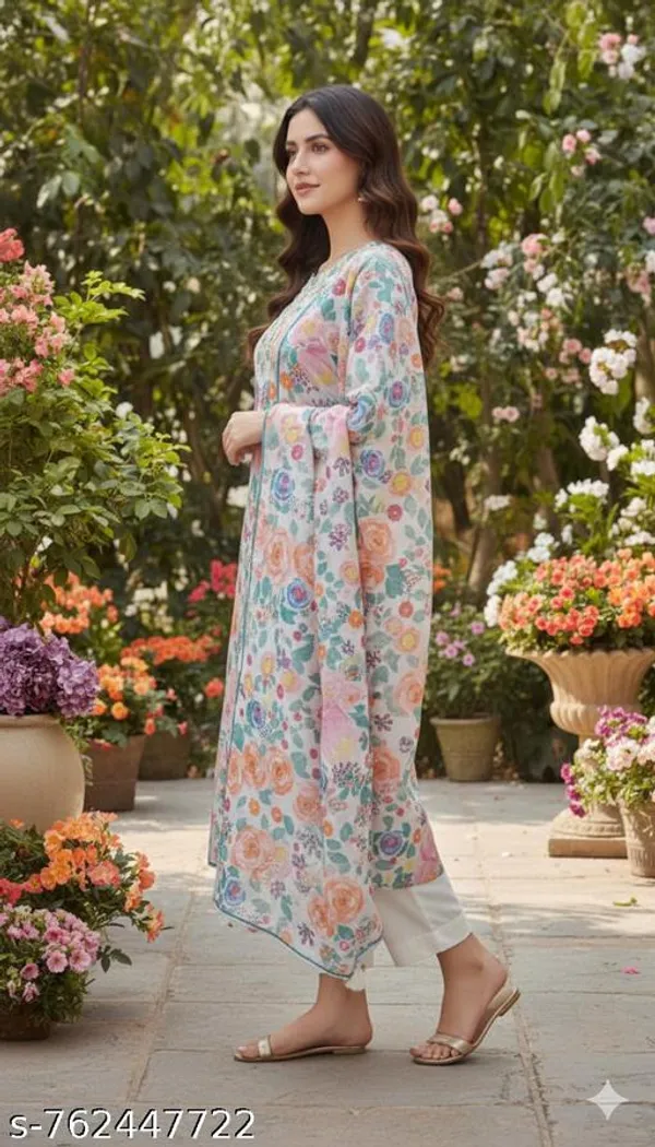 Embrodered_Printed_Kurta_Set_With_Dupatta