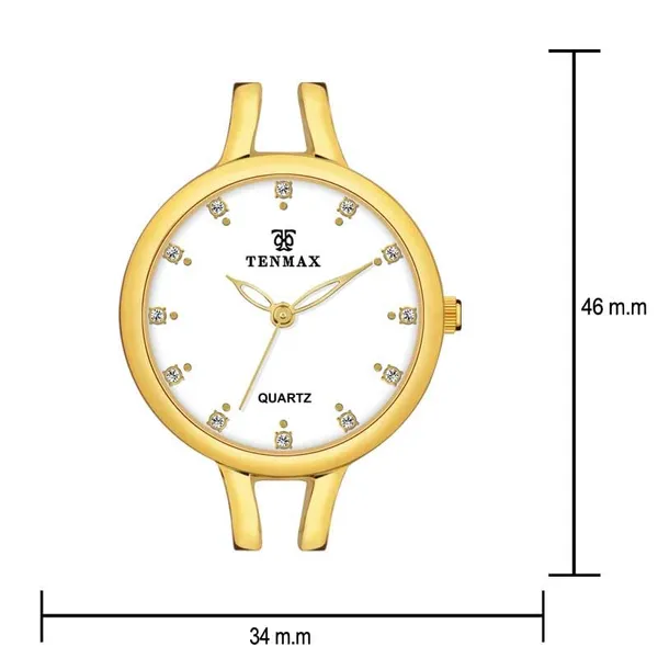 Aura_Bangle_Quartz_S1009_Black_Dial_Gold_Metal_Strap_Analog_Watch_For_Women_White