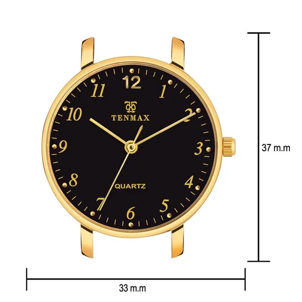 Aura_Quartz_3055_Elegant_Analog_Gold_Watch_For_Women_Black_Dial
