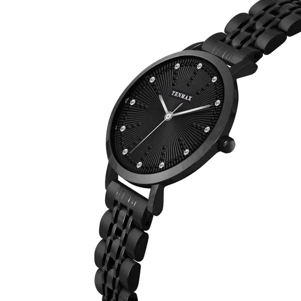 Aura_Collection_Quartz_D1043_Elegant_Black_Dial_Black_Analog_Watch_For_Women_Black_Dial