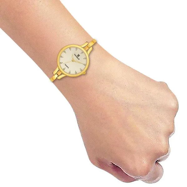 Women_S_Gold_Analog_Quartz_Watch_Diamond_Studded_Dial_Elegant_Bracelet_Style_Strap_Luxury_Casual_Wrist_Watch_For_Girls_Ladies