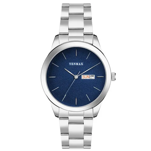 Dusto_Quartz_1136_Day_Date_Black_Dial_Steel_Analog_Watch_For_Men