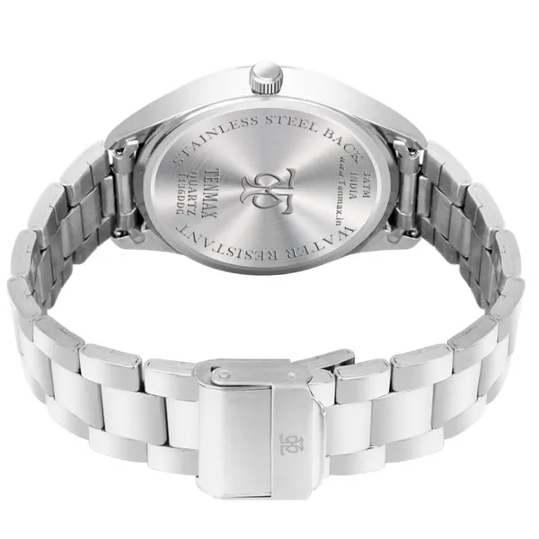 Dusto_Quartz_1136_Day_Date_Black_Dial_Steel_Analog_Watch_For_Men
