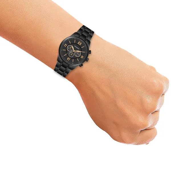 Flynn_6120_Multi_Function_Black_Dial_Black_Chain_Strap_Analog_Watch_For_Men