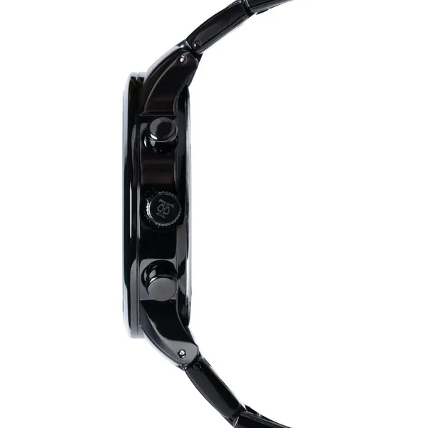 Flynn_6120_Multi_Function_Black_Dial_Black_Chain_Strap_Analog_Watch_For_Men