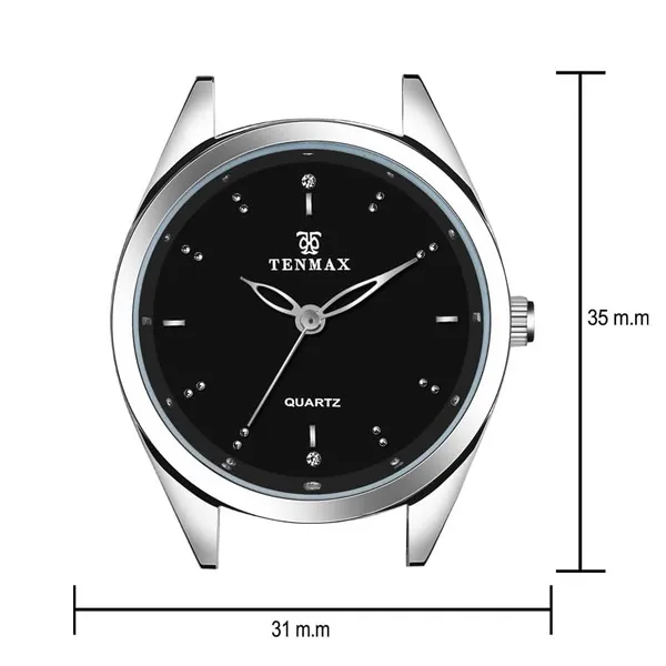 Quartz_3054_Elegant_Black_Dial