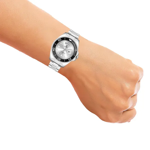Submarine_6110_Day_Date_Men_S_Watch_Quartz_Analog_Day_Date_Display_All_Stainless_Steel_Water_Resistance_Dress_Watch