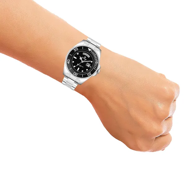 Submarine_6110_Day_Date_Men_S_Watch_Quartz_Analog_Day_Date_Display_All_Stainless_Steel_Water_Resistance_Dress_Watch