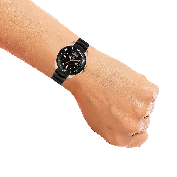 Submarine_6110_Men_S_Day_Date_Watch_All_Black_Stainless_Steel_Quartz_Water_Resistant_Men_S_Watch